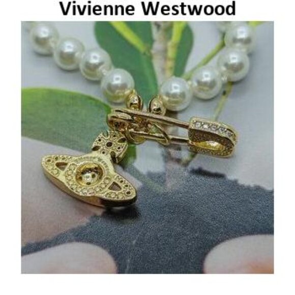 NEW Vivienne Westwood Orb Pearl Choker Necklace - Picture 5 of 5